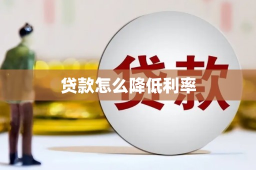 文成贷款怎么降低利率