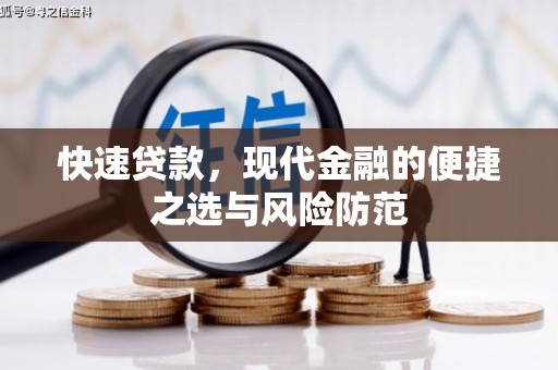 文成快速贷款，现代金融的便捷之选与风险防范