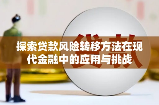 文成探索贷款风险转移方法在现代金融中的应用与挑战