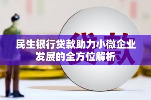 文成民生银行贷款助力小微企业发展的全方位解析