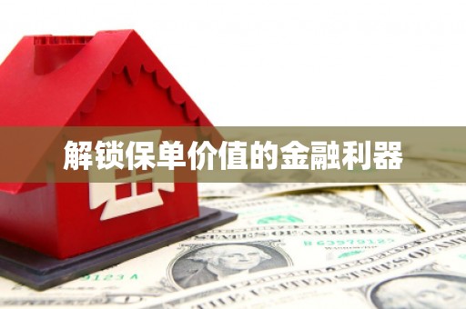 文成解锁保单价值的金融利器