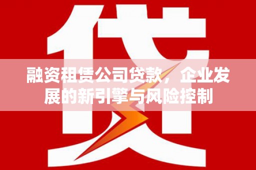 文成融资租赁公司贷款，企业发展的新引擎与风险控制