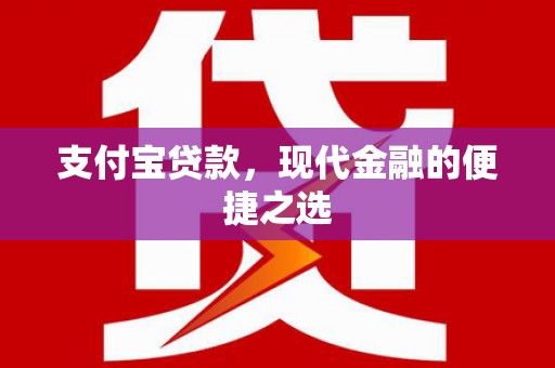 文成支付宝贷款，现代金融的便捷之选