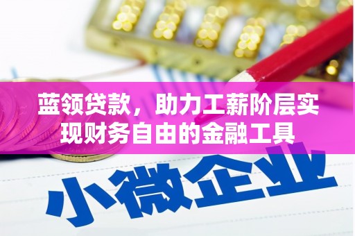 文成蓝领贷款，助力工薪阶层实现财务自由的金融工具
